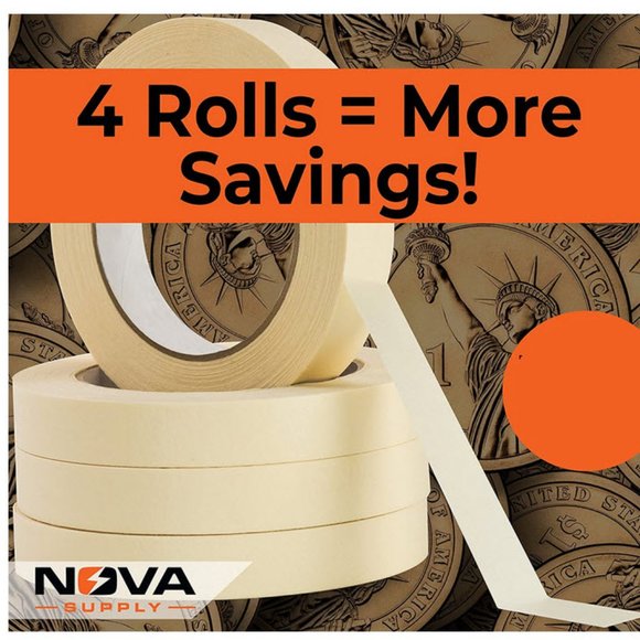4 pack of pro Grade Masking tape - Picture 5 of 5